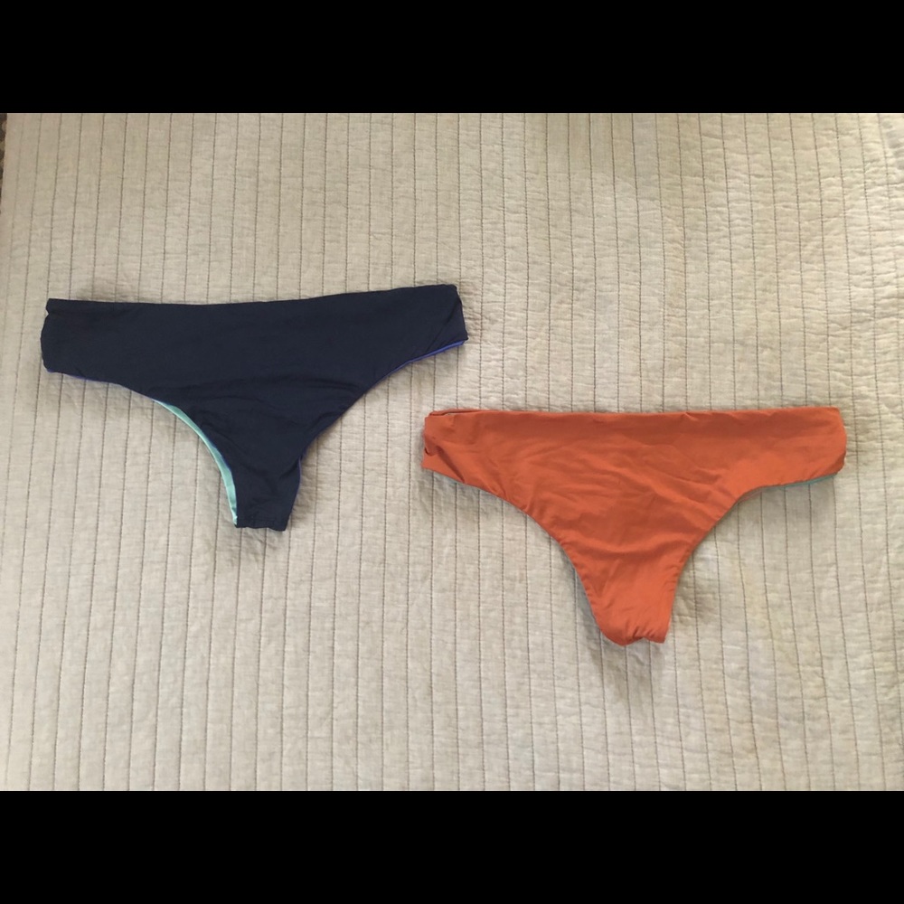 (2) Patagonia Reversible Cutback Bottoms